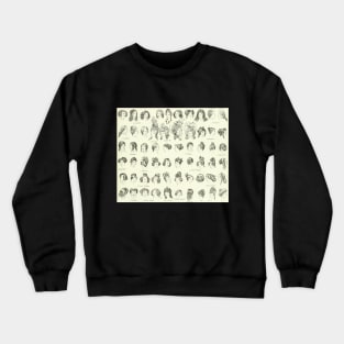 Historical Hair Crewneck Sweatshirt